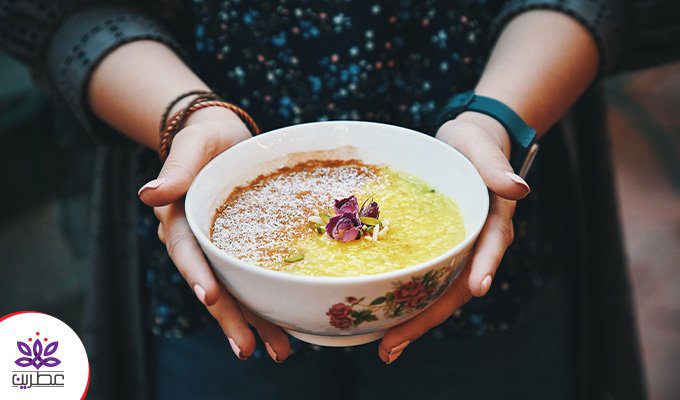طرز تهیه شله زرد مجلسی زعفرانی